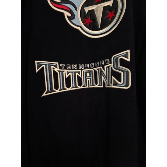 Vintage Tennessee Titans NFL Letterman Jacket Varsity Wool Suede Leather XXL - Picture 4 of 10